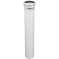 2" x 72" Z-DENS White Polypropylene Pipe
