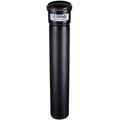 3" x 36" Z-DENS UV-Black Polypropylene Pipe