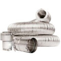 5" x 3 Ft. Insul-Vent Double Wall Insulated Vent Connector Kit