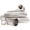 7" x 6 Ft. Insul-Vent Double Wall Insulated Vent Connector Kit