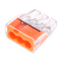 Product Image of In-Sure Push-In Wire Connectors - 3 Ports, Orange (Jar of 250)