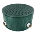 Product Image of 24" Round Catch Basin w/ Grate & 4 Grommets (Green)