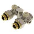 Product Image of 1-Pipe Straight Isolation Valve for Panel Radiators