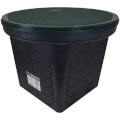 Product Image of 20" Distribution & Valve Box w/ Flat Cover (8 Hole)