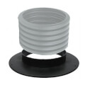 Product Image of 12" Pipe Adapter Ring for Corrugated Pipe (Black)