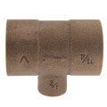 Product Image of 1-1/4" x 1/2" Bronze Monoflo Tee
