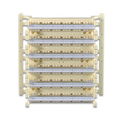 Product Image of Cat 6 110-style Wiring Block Kit, Includes 288-pair Block w/ Legs, Labels, And (72) C-4 Clips