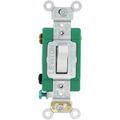 Product Image of Double-Pole, Specification Grade Toggle Switch, 30A - White (120/277V)