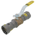 Product Image of 3/4" MegaPressG Bronze Ball Valve w/ Carbon Steel Press Ends