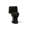 Product Image of Santa Rosa 1 Piece Compact Elongated 1.6 Gpf Toilet w/ Revolution 360 Swirl Flushing (Black), K-30811-7
