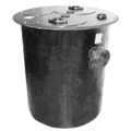 Product Image of 30" x 36" Duplex Polyethylene Basin w/ 4" Cast Iron Inlet Hub & Solid Duplex Cover