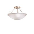 Product Image of Cove Molding 3 Light Semi Flush (Brushed Nickel)