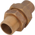 Product Image of 1-1/2" Flare x MNPT Coupling - T-4100NL (No Lead Bronze)