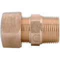Product Image of 1" Compression (CTS) x MNPT Coupling - T-4350NL (No Lead Bronze)