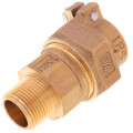 Product Image of 3/4" PE Pipe (IPS) x MNPT Coupling - T-4320NL (No Lead Bronze)