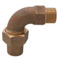 Product Image of 1" Flare x MNPT 1/4 Bend - T-4400NL (No Lead Bronze)