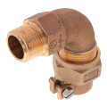 3/4" Pack Joint x MNPT 1/4 Bend - T-4410NL (No Lead Bronze)