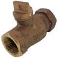 Product Image of 1-1/4" FNPT x FNPT Curb Stop T-5500NL (No Lead Bronze)
