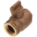 1-1/2" FNPT x FNPT Curb Stop - T-5500NL (No Lead Bronze)