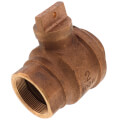 2" FNPT x FNPT Curb Stop - T-5500NL (No Lead Bronze)