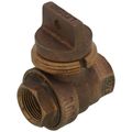 Product Image of 3/4" FNPT x FNPT Minneapolis Pattern Curb Stop - T5500MPNL (No Lead Bronze)