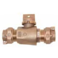 Product Image of 1" Pack Joint (CTS) x Pack Joint (CTS) Minneapolis Pattern Curb Stop - T-5300MPNL (No Lead Bronze)