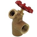 Product Image of 3/4" Combination Tee & Drain Valve w/ Aluminum Wheel - Red Handle (FNPT x Hose x FNPT)