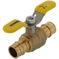 Product Image of 3/4" Expansion PEX Full Port Forged Brass Ball Valve w/ Wing T-Handle (Lead Free)