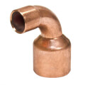 1-1/2" x 1-1/4" Copper 90° Long Turn Elbow