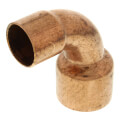 1-1/2" x 1" Copper 90° Long Turn Elbow
