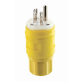 Product Image of 15A, 347V NEMA 24-15P, 2P, 3W, Plug, Straight Blade, Grounding, Wetguard (Yellow)