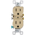 Product Image of Duplex Receptacle - Ivory (15A, 125V)