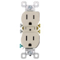 Product Image of Tamper-Resistant Duplex Receptacle, NEMA 5-15R - Light Almond (15A, 125V)
