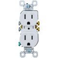 Product Image of Self-Grounding Tamper-Resistant Duplex Receptacle, NEMA 5-15R - White (15A, 125V)