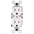 Product Image of Weather-Resistant Duplex Receptacle, NEMA 5-15R - White (15A, 125V)