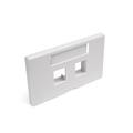 Product Image of Quickport, Modular Furniture Faceplate, 2-port (White) Includes 1 Blank Insert (herman Miller)