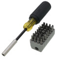 Product Image of Magnetic Screwdriver w/ 32-Piece Tamperproof Bit Set