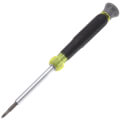 4-in-1 Electronics Screwdriver with Rotating Cap, Phillips, Slotted Bits