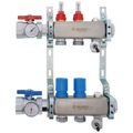 Product Image of 2 Loop 1-1/2" High Flow Stainless Steel Manifold w/ Flowmeter & Ball Valve (Fully Assembled)