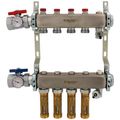 Product Image of 4 Loop 1-1/2" Stainless Steel Manifold w/ Flowmeter & Ball Valve (Fully Assembled)