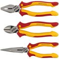 Product Image of 3-Piece Insulated Industrial Pliers-Cutters Set