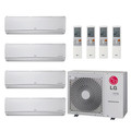 Product Image of 41,300 BTU, R-410A, 21 SEER2 Ductless Four Zone Heat Pump Package (9+9+9+14)