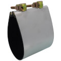 Product Image of 6" x 6" Stainless Steel IPS Pipe Repair Patch Clamp