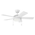 Product Image of Starkk LED 42" Fan (Matte White)