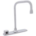Product Image of Optima EBF-775-8 Battery Powered Deck-Mounted Bathroom Laminar Spray w/ 8" Trim Plate (Chrome)