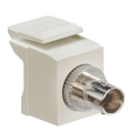 Product Image of Quickport, ST Fiber Optic Adapter, Mm, Phosphor Bronze Sleeve (Ivory)