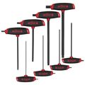 Product Image of 8-Piece SoftGrip Hex T-Handle Metric Set
