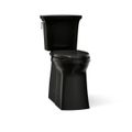 Product Image of Corbelle Tall Two-Piece Elongated Toilet w/ Skirted Trapway, 1.28 Gpf (Black), K-33813-7