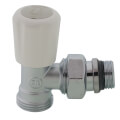 Product Image of Angled Convertible Thermostatic Radiator Valve for Towel Warmer Style Radiators