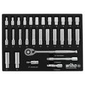 Product Image of 29-Piece, 1/2" Drive Standard and Deep Socket Tray Set - Metric